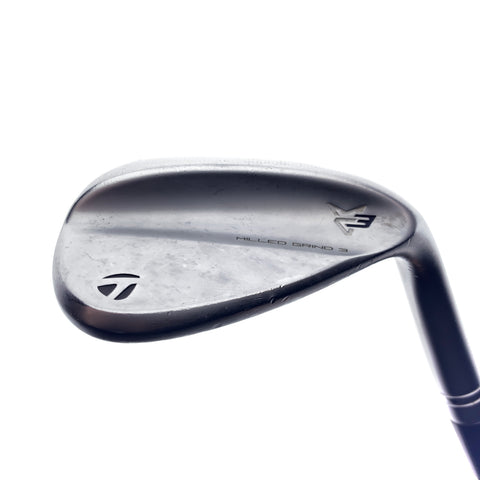 Used TaylorMade Milled Grind 3 Lob Wedge / 60.0 Degrees / Stiff Flex