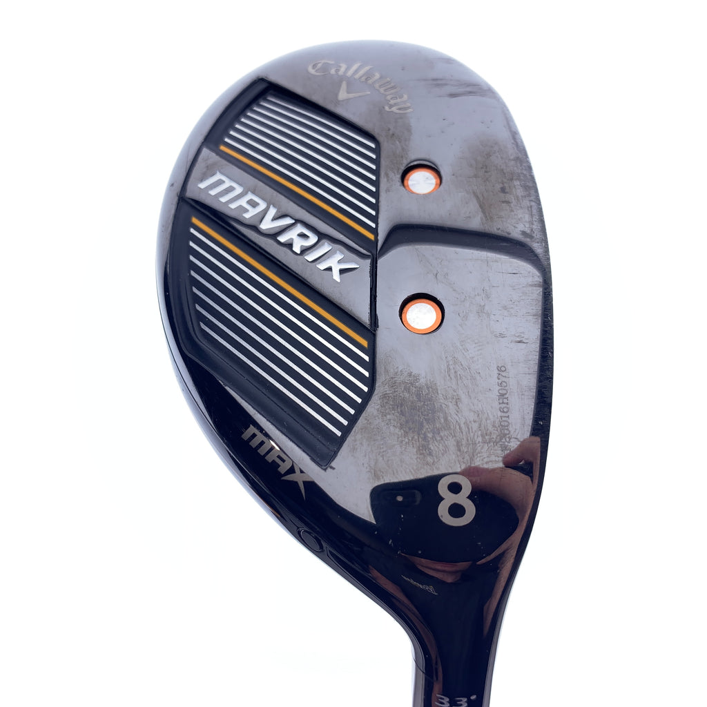 Used Callaway Mavrik Max 8 Hybrid / 33.0 Degrees / Regular Flex