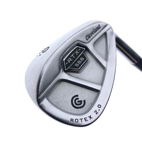 Used Cleveland 588 RTX 2.0 Tour Satin Gap Wedge / 50.0 Degrees / Wedge Flex