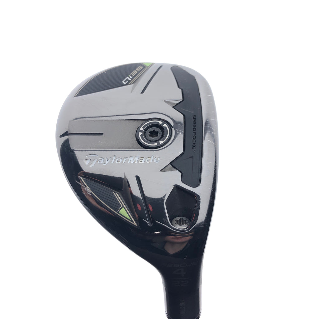 Used TaylorMade Qi35 4 Hybrid / 22 Degrees / Regular Flex - Replay Golf 
