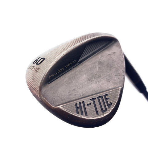 Used TaylorMade Milled Grind Hi-Toe 4 Copper Lob Wedge / 60.0 Degrees / X-Stiff