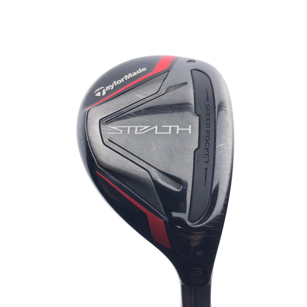 Used TaylorMade Stealth Rescue 3 Hybrid / 19.0 Degrees / Regular Flex