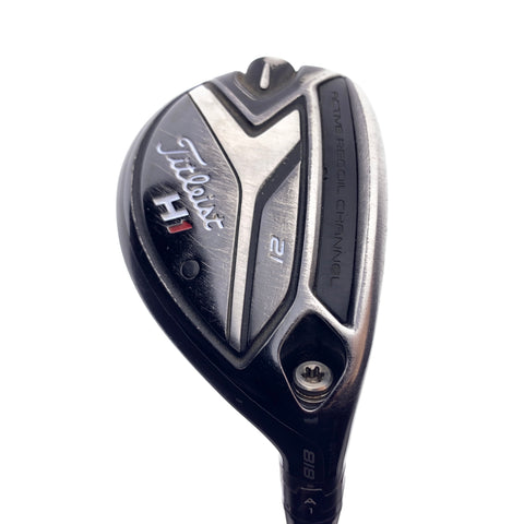 Used Titleist 818 H1 4 Hybrid / 21 Degrees / Regular Flex