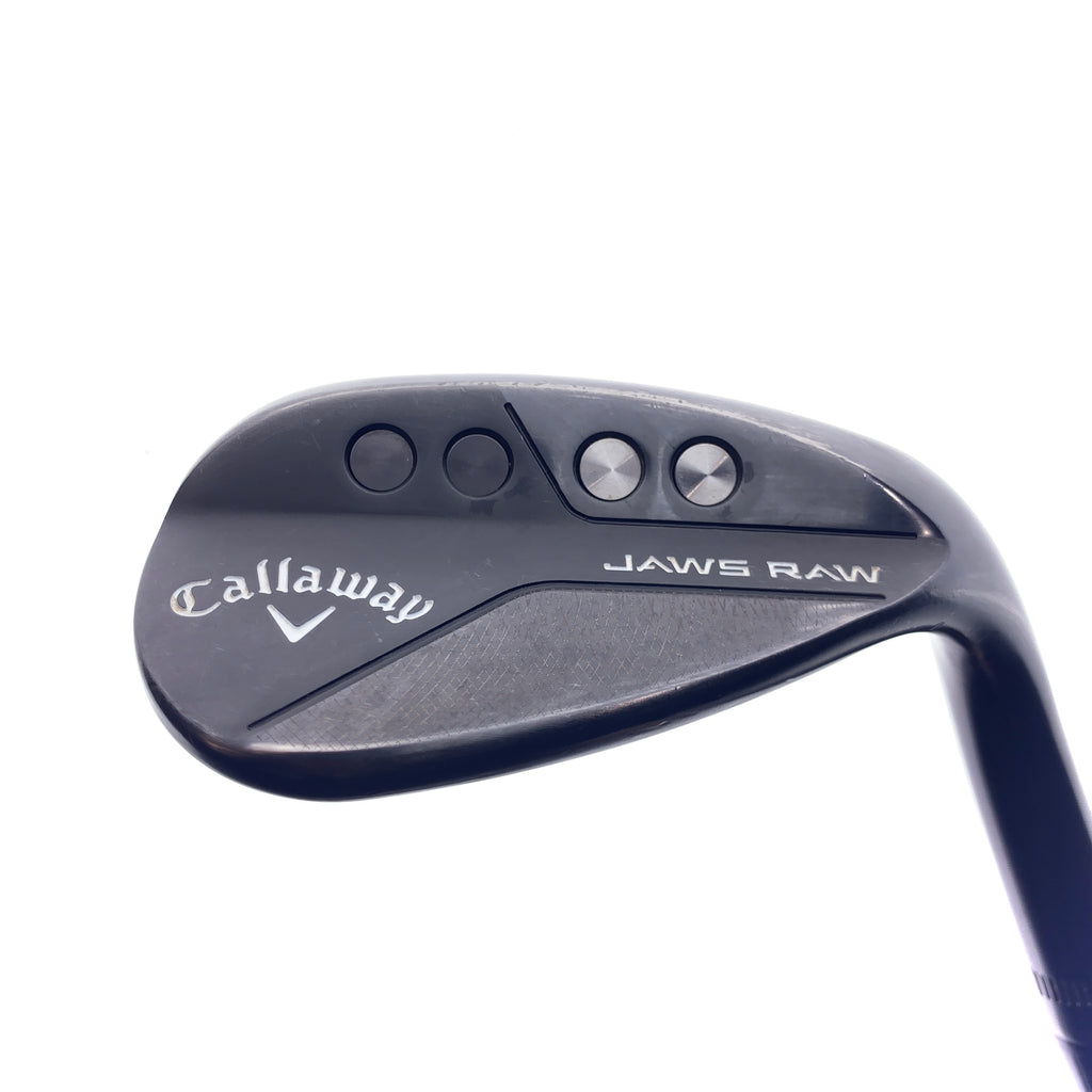 Used Callaway Jaws Raw Black 2020 Lob Wedge / 60.0 Degrees / Stiff Flex