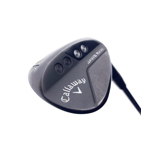 Used Callaway Jaws Raw Black 2020 Lob Wedge / 60.0 Degrees / Stiff Flex
