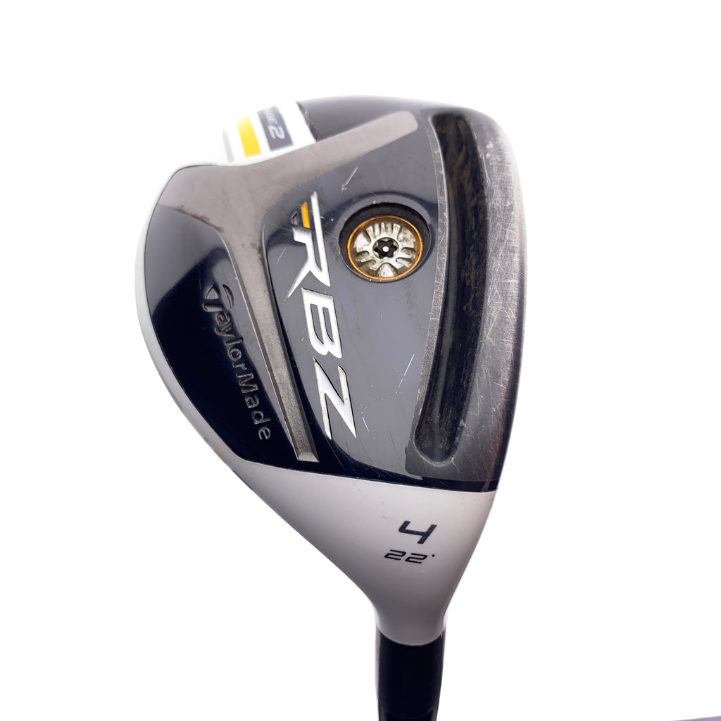 Used TaylorMade RBZ Stage 2 4 Hybrid / 22.0 Degrees / Stiff Flex