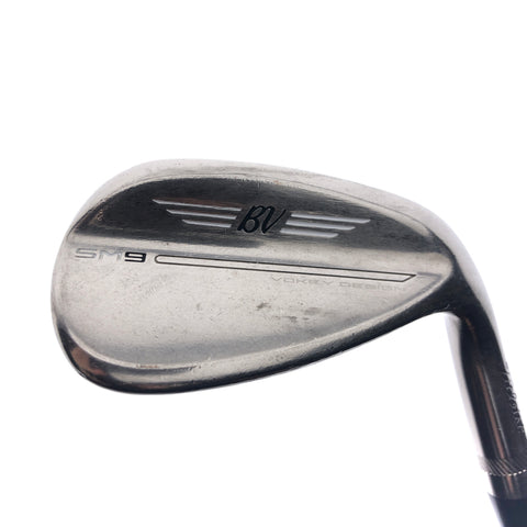 Used Titleist SM9 Brushed Steel Sand Wedge / 54.0 Degrees / Wedge Flex