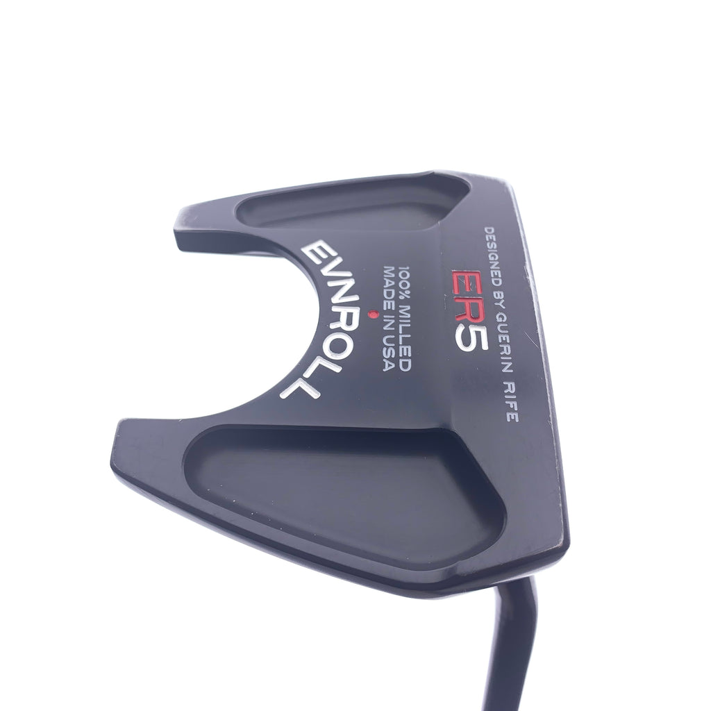 Used Evnroll ER5 Black Putter / 34.5 Inches