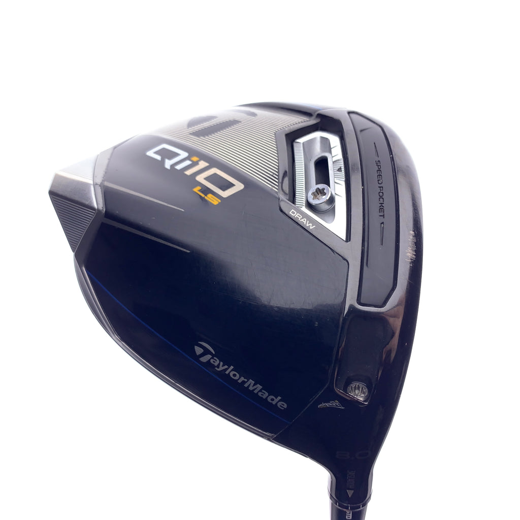 Used TOUR ISSUE TaylorMade Qi10 LS Driver / 8.0 Degrees / X-Stiff Flex