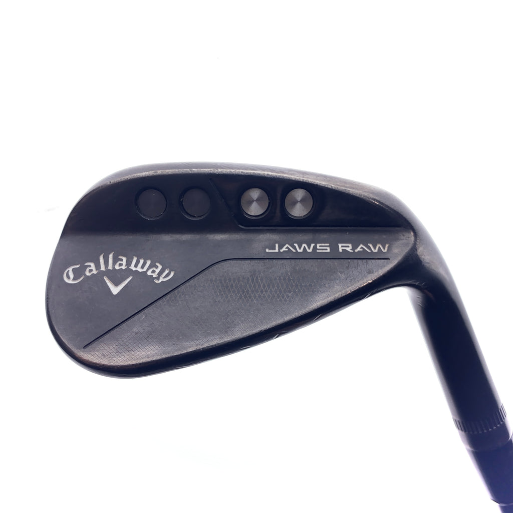 Used Callaway Jaws Raw Black 2020 Gap Wedge / 50.0 Degrees / Stiff Flex