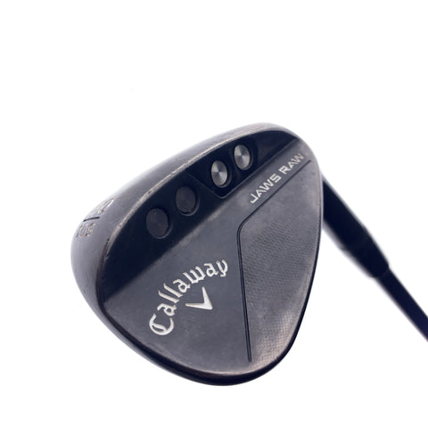Used Callaway Jaws Raw Black 2020 Gap Wedge / 50.0 Degrees / Stiff Flex
