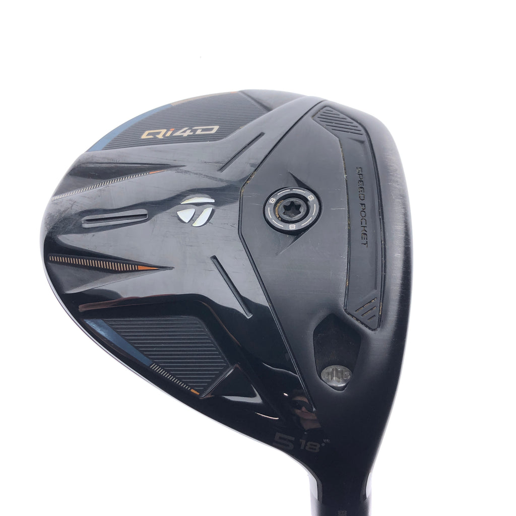 Used TaylorMade Qi4D 5 Fairway Wood / 18.0 Degrees / Stiff Flex