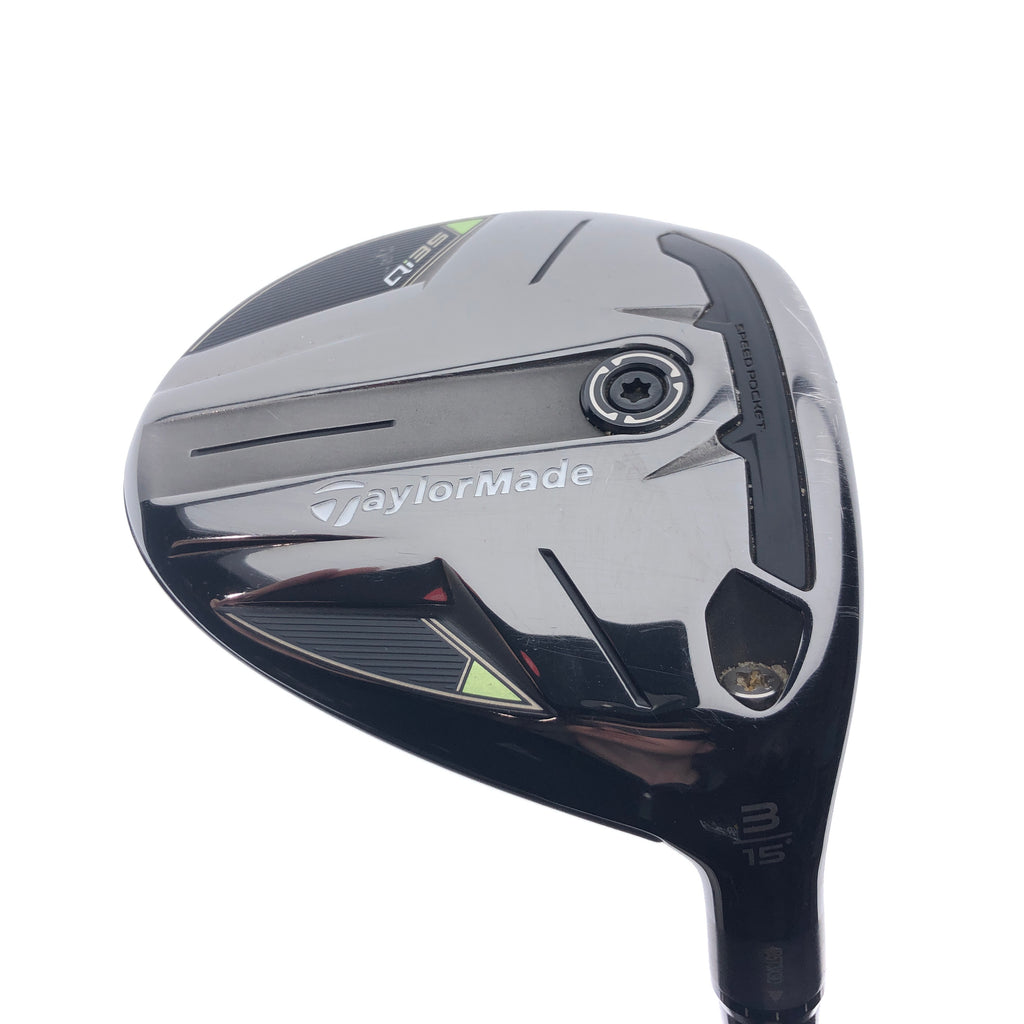 Used TaylorMade Qi35 3 Fairway Wood / 15 Degrees / Regular Flex - Replay Golf 