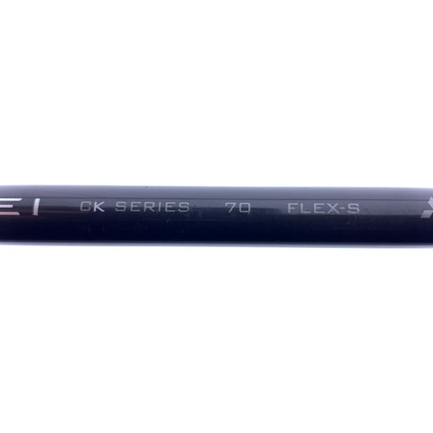 Used Mitsubishi CK Series White Boron Tip 70 Fairway Shaft/Stiff Flex/PING Gen3