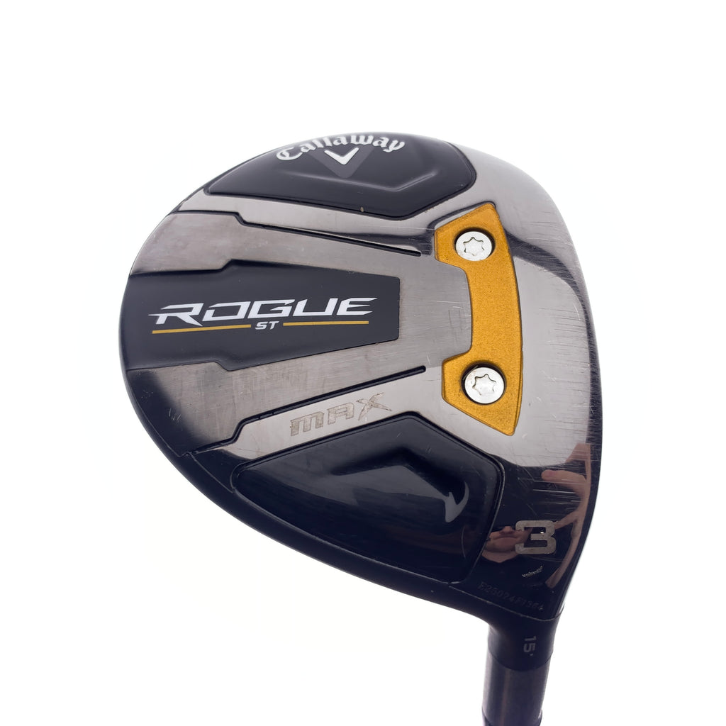 Used Callaway Rogue ST MAX 24 3 Fairway Wood / 15.0 Degrees / Regular Flex
