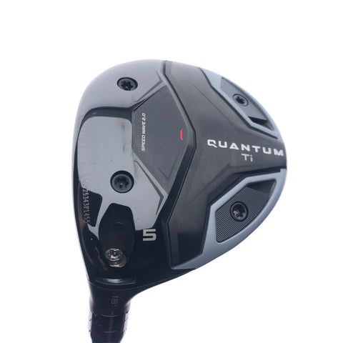Used TOUR ISSUE Callaway Quantum Titanium 5 F W / 18.0 Deg / X-Stiff / Left-Hand