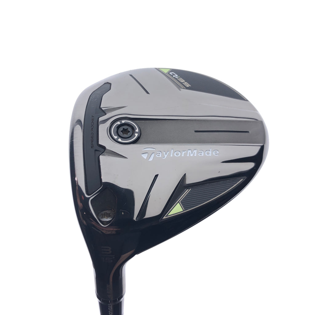 Used TaylorMade Qi35 3 Fairway Wood / 15 Degrees / Regular Flex / Left-Handed - Replay Golf 