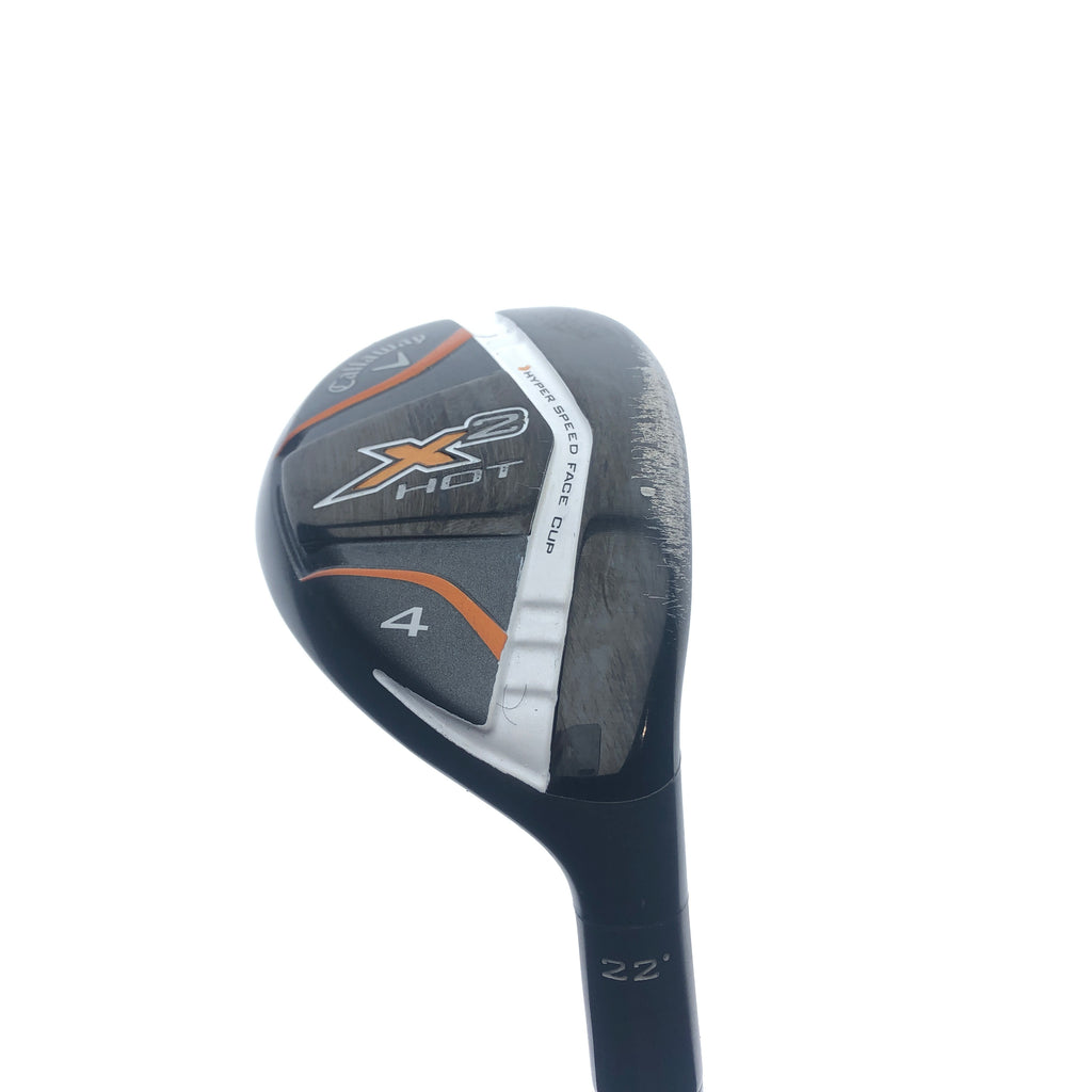 Used Callaway X2 Hot 4 Hybrid / 22.0 Degrees / Stiff Flex