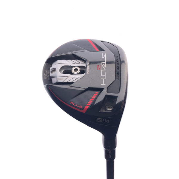Used TaylorMade Stealth 2 Plus 5 Fairway Wood / 18 Degrees / X-Stiff Flex