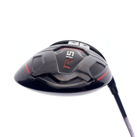 Used TaylorMade R15 Black Driver / 9.5 Degrees / Stiff Flex