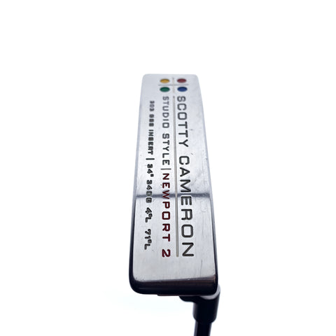 Used Scotty Cameron Studio Style Newport 2 Putter / 34.0 Inches