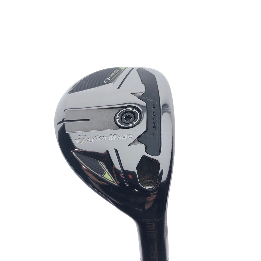 Used TaylorMade Qi35 3 Hybrid / 19 Degrees / Stiff Flex - Replay Golf 