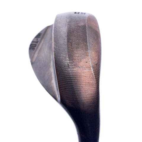 Used TaylorMade Milled Grind Hi-Toe 4 Copper Lob Wedge /58.0 Degrees/Wedge Flex
