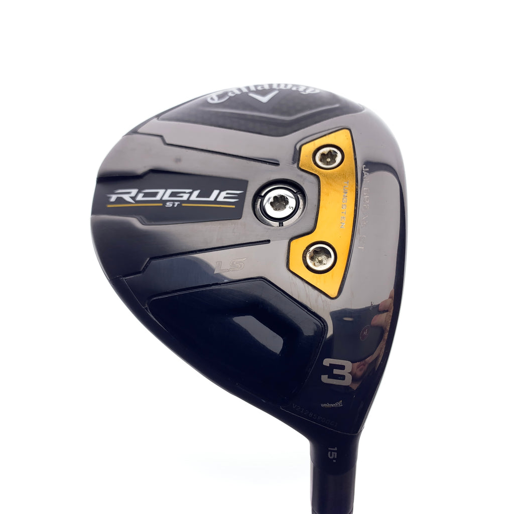 Used Callaway Rogue ST LS 3 Fairway Wood / 15 Degrees / Stiff Flex