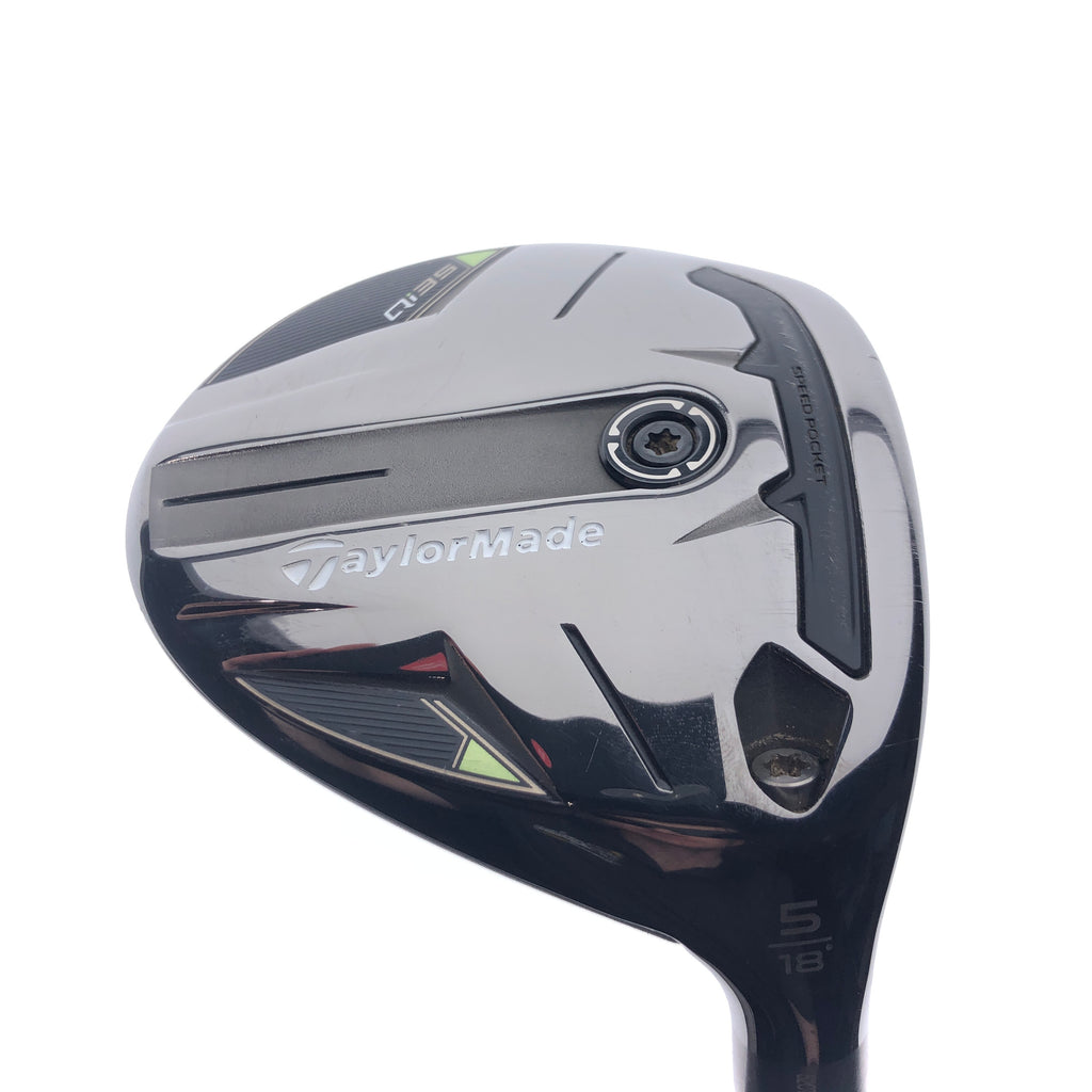 Used TaylorMade Qi35 5 Fairway Wood / 18 Degrees / Regular Flex - Replay Golf 