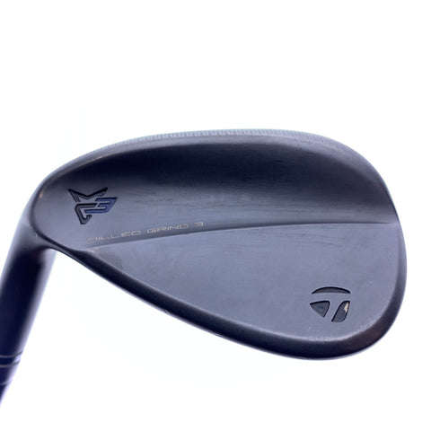 Used TaylorMade Milled Grind 3 Black Gap Wedge/50.0 Degrees/Stiff Flex/Left-Hand