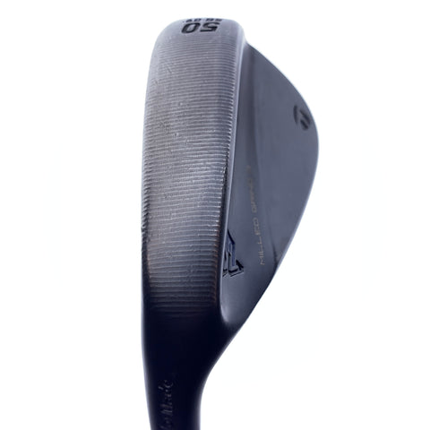 Used TaylorMade Milled Grind 3 Black Gap Wedge/50.0 Degrees/Stiff Flex/Left-Hand