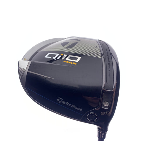 Used TaylorMade Qi10 Max Driver / 9.0 Degrees / Stiff Flex