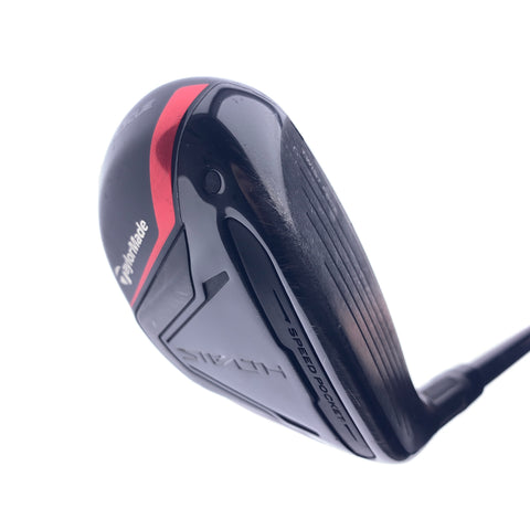 Used TaylorMade Stealth Rescue 4 Hybrid / 22 Degrees / Regular Flex