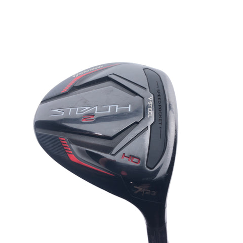 Used TaylorMade Stealth 2 HD 7 Fairway Wood / 23 Degrees / Regular Flex - Replay Golf 