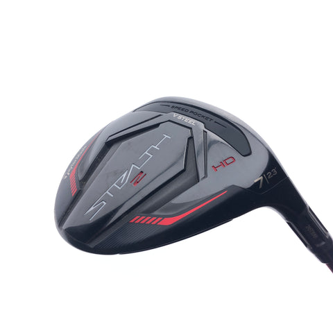 Used TaylorMade Stealth 2 HD 7 Fairway Wood / 23 Degrees / Regular Flex - Replay Golf 