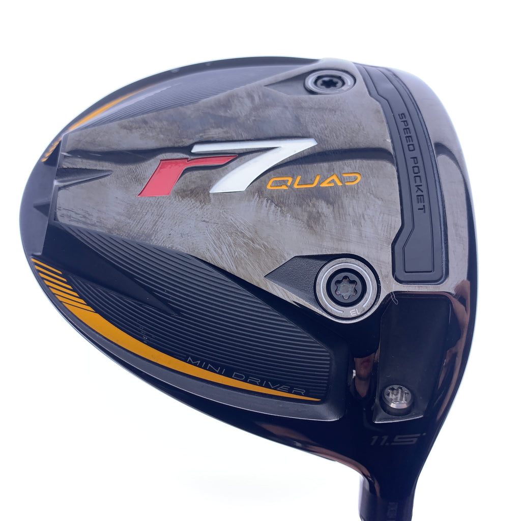 Used TaylorMade R7 Quad Mini Driver / 11.5 Degrees / Stiff Flex