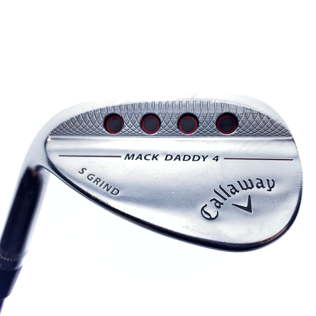 Used Callaway Mack Daddy 4 Chrome Lob Wedge / 58.0 Degrees / Stiff Flex / L-H