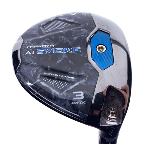 Used Callaway Paradym Ai Smoke MAX 3 Fairway Wood / 15.0 Degrees / Regular Flex