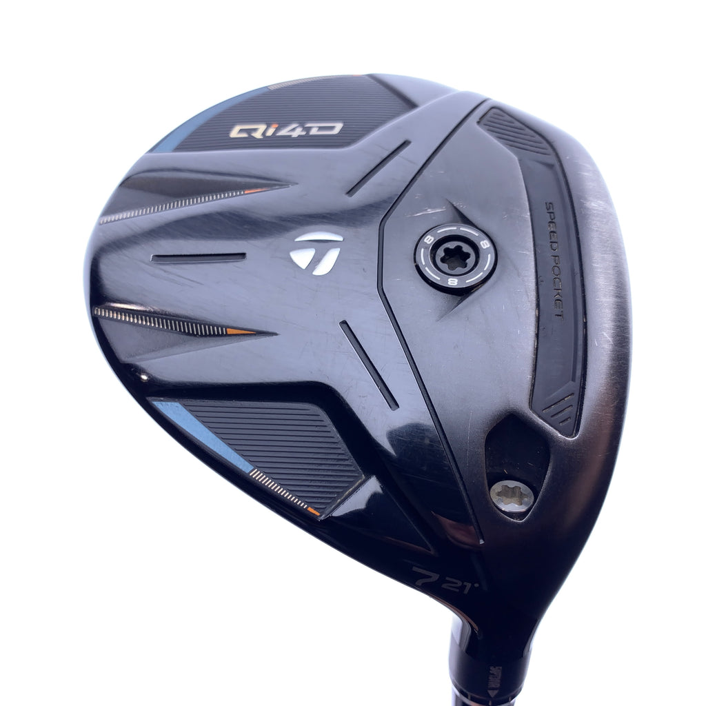 Used TaylorMade Qi4D 7 Fairway Wood / 21.0 Degrees / Regular Flex