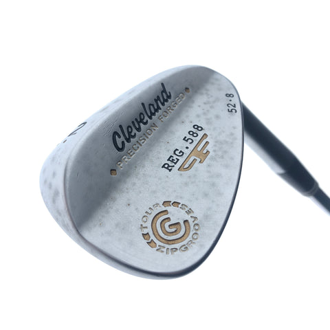 Used Cleveland Precision Forged Reg. 588 Gap Wedge / 52.0 Degrees / Wedge Flex