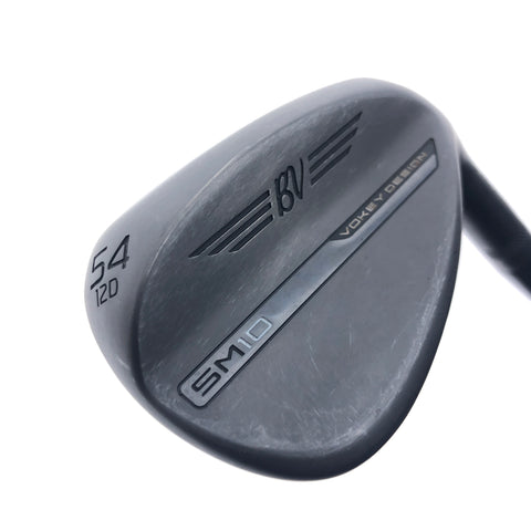 Used Titleist Vokey SM10 Jet Black Sand Wedge / 54.0 Degrees / Wedge Flex