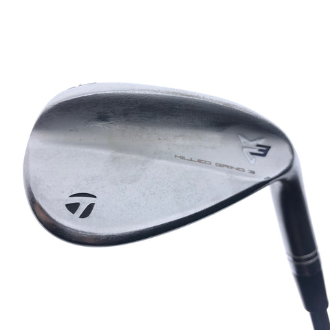 Used TaylorMade Milled Grind 3 Gap Wedge / 52.0 Degrees / Stiff Flex