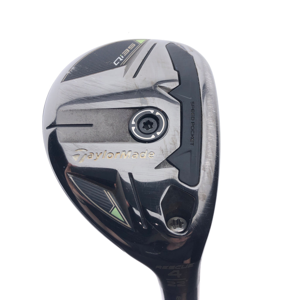 Used TaylorMade Qi35 4 Hybrid / 22 Degrees / Regular Flex
