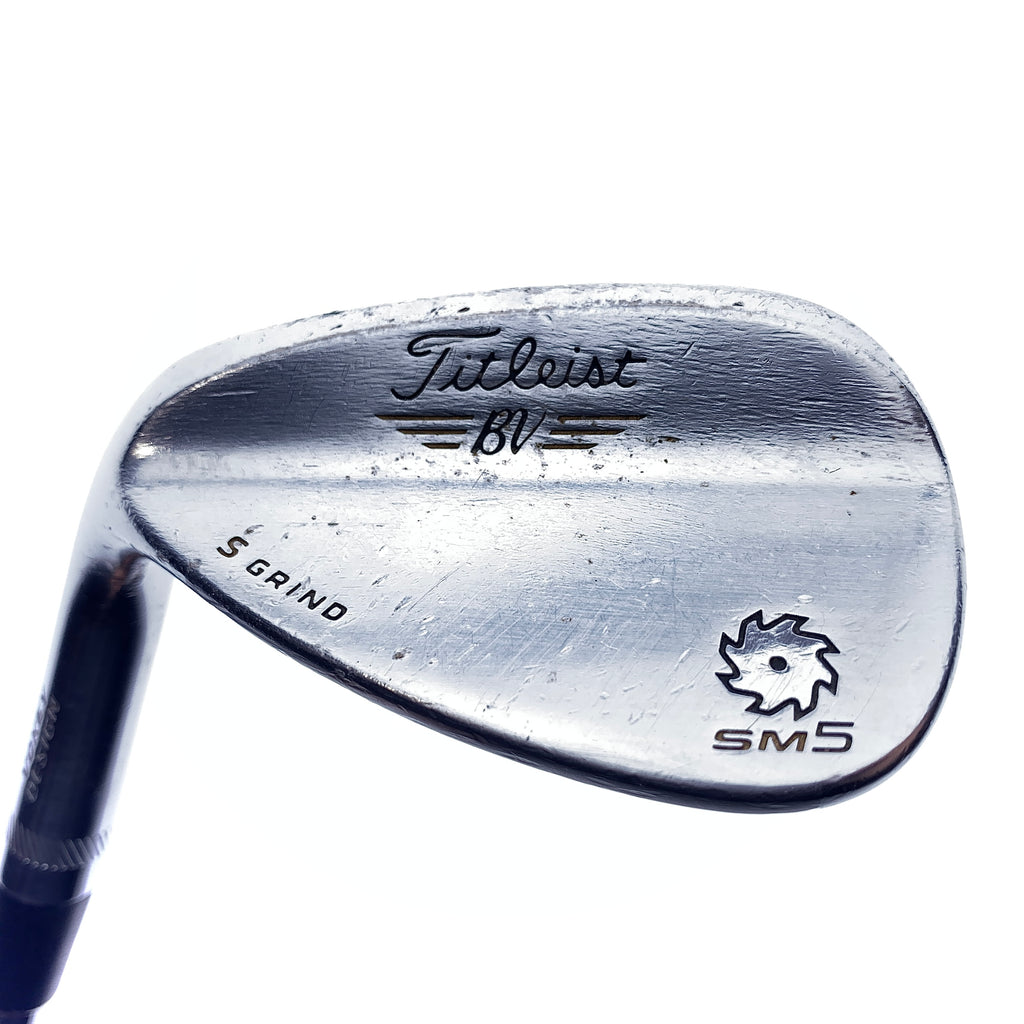 Used Titleist Vokey SM5 Tour Chrome Sand Wedge / 54.0 Degrees / Wedge Flex /L-H