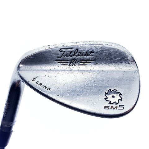 Used Titleist Vokey SM5 Tour Chrome Sand Wedge / 54.0 Degrees / Wedge Flex /L-H