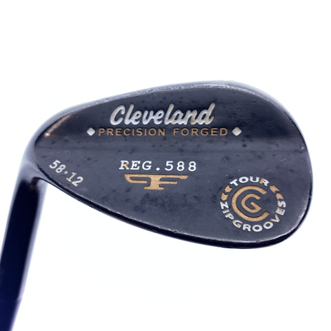 Used Cleveland Precision Forged Reg. 588 Lob Wedge/58.0 Degrees/Wedge Flex/L-H