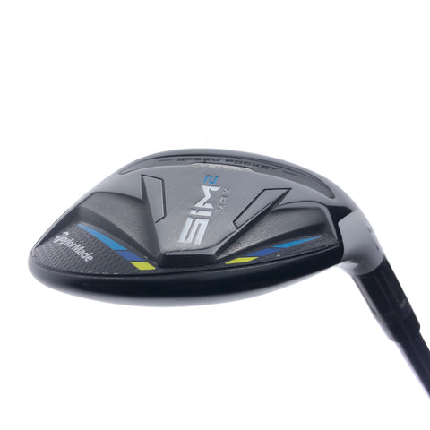 Used TaylorMade Sim2 Max Rescue 4 Hybrid / 22 Degrees / Stiff Flex