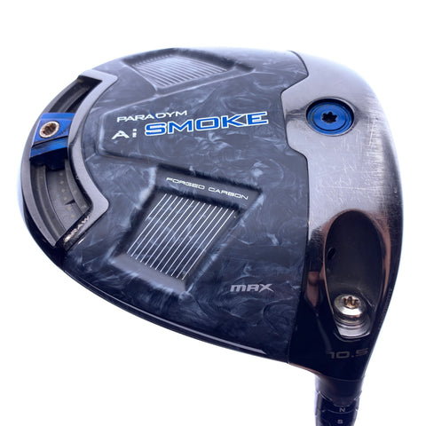 Used Callaway Paradym Ai Smoke MAX Driver / 10.5 Degrees / X-Stiff Flex