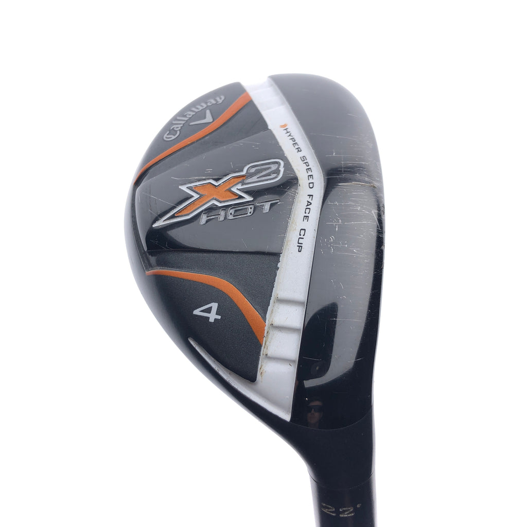 Used Callaway X2 Hot 4 Hybrid / 22 Degrees / Regular Flex
