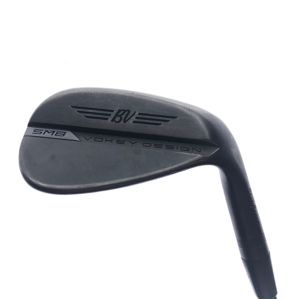 Used Titleist Vokey SM8 Jet Black Gap Wedge / 52.0 Degrees / Wedge Flex